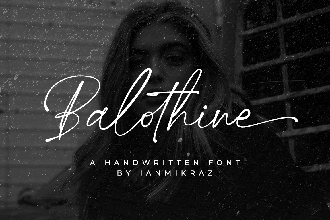 Balothine - Handwriting Font